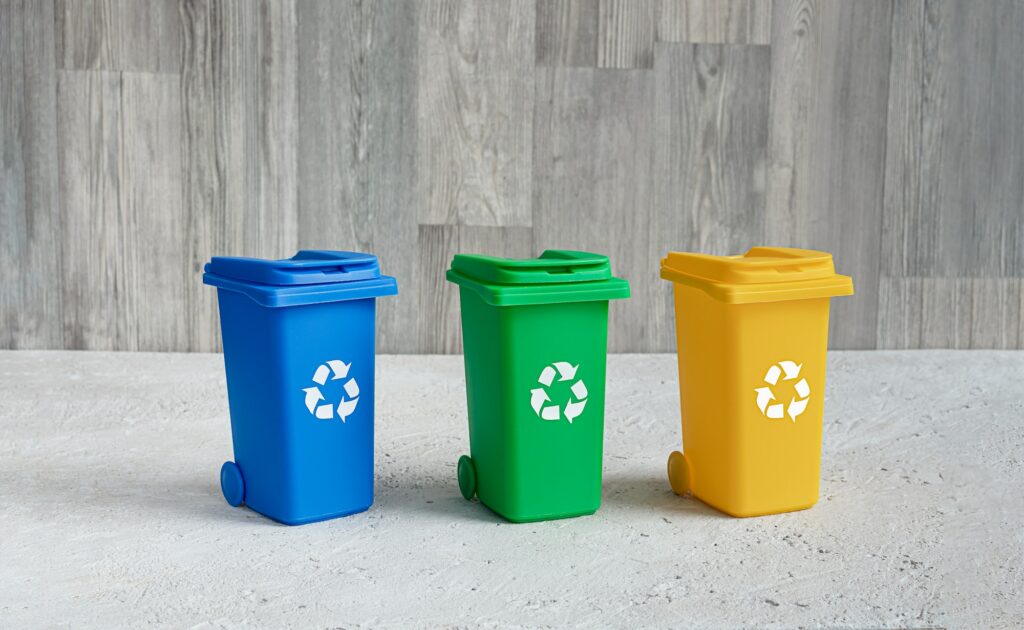 Dustbins for separate garbage